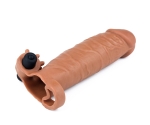 Lovetoy X-TENDER Realistik Titreşimli 5 Cm Uzatmalı Penis Kılıfı-LV1061B
