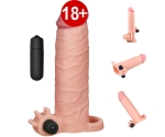 Lovetoy X-TENDER Realistik Titreşimli 5 Cm  Uzatmalı Penis Kılıfı-LV1061F Lovetoy X-TENDER Realistik Titreşimli 5 Cm  Uzatmalı Penis Kılıfı-LV1061F
