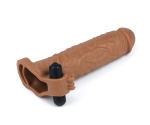 Lovetoy X-TENDER Realistik Titreşimli 5 Cm Uzatmalı Penis Kılıfı-LV1064B