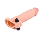 Lovetoy X-TENDER Realistik Titreşimli 7 cm Uzatmalı Penis Kılıfı-LV1065F