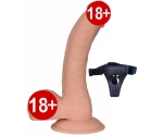 Lovetoy Yeni Nesil Ultra Yumuşak Özel Dokulu 20 Cm Kemerli  Realistik Penis-1082 Lovetoy Yeni Nesil Ultra Yumuşak Özel Dokulu 20 Cm Kemerli  Realistik Penis-1082