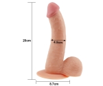 Lovetoy Yeni Nesil Ultra Yumuşak Özel Dokulu 20 Cm Realistik Penis-1082