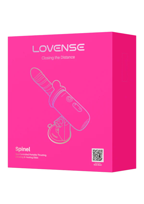 Lovense Spinel App Kontrol Titreşimli Isıtmalı Ve Git Gel Hareketli Seks Makinesi