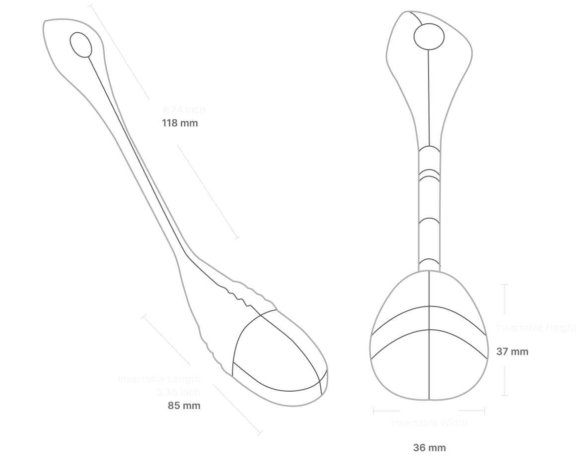 Lovense Vulse App-Controlleds Thrusting & Vibrating Egg Vibratör