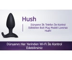 Lovense Hush Wifi İle Akıllı Telefon ve Tablet Kontrolü Sağlayan 38 Mm Anal Plug