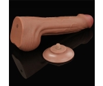 Lovetoy Brown King Size Hareketli Dış Yüzey Ultra Yumuşak 29 Cm Realistik Penis
