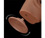 Lovetoy Brown King Size Hareketli Dış Yüzey Ultra Yumuşak 29 Cm Realistik Penis