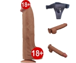 Lovetoy Brown King Size Hareketli Dış Yüzey Ultra Yumuşak 36 Cm Realistik Kemerli Penis Lovetoy Brown King Size Hareketli Dış Yüzey Ultra Yumuşak 36 Cm Realistik Kemerli Penis