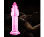 Lovetoy Glass Romance 13 Cm Anal ve Vajinal Cam Plug Dildo