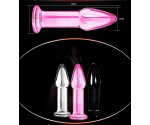 Lovetoy Glass Romance 13 Cm Anal ve Vajinal Cam Plug Dildo