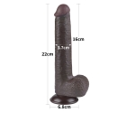 Lovetoy Hareketli Dış Yüzey Özel Seri Ultra Yumuşak 22 Cm Realistik Dildo