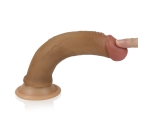 Lovetoy Nature Cock Serisi Özel Çift Dokulu 18 cm Esmer Realistik Penis
