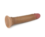 Lovetoy Nature Cock Serisi Özel Çift Dokulu 18 cm Esmer Realistik Penis