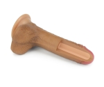 Lovetoy Nature Cock Serisi Özel Çift Katmanlı 18 cm  Esmer Realistik Penis