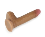 Lovetoy Nature Cock Serisi Özel Çift Katmanlı 18 cm  Esmer Realistik Penis