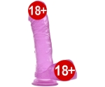 Lovetoy Pembe 20 cm Jel Dokulu Dildo ( LV1073 )