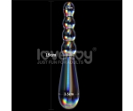 Lovetoy Twilight Gleam Glass Boğumlu Cam Dildo