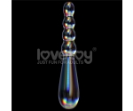Lovetoy Twilight Gleam Glass Boğumlu Cam Dildo