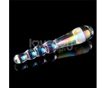 Lovetoy Twilight Gleam Glass Boğumlu Cam Dildo