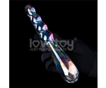 Lovetoy Twilight Gleam Glass Boğumlu Cam Dildo