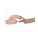 Lovetoy Ultra Yumuşak Özel Dokulu 18 Cm Titreşimli Realistik Penis