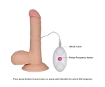 Lovetoy Ultra Yumuşak Özel Dokulu 18 Cm Titreşimli Realistik Penis