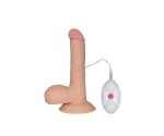 Lovetoy Ultra Yumuşak Özel Dokulu 18 Cm Titreşimli Realistik Penis