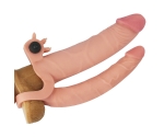 Lovetoy X-Tender 19 Cm Realistik 2.5 Cm Uzatmalı Double Penis Kılıfı-LV314100