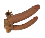 Lovetoy X-Tender 19 Cm Realistik 5 Cm Uzatmalı Double Penis Kılıfı-LV314101