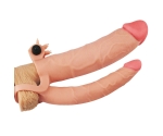 Lovetoy X-Tender 21 Cm Realistik 7.6 Cm Uzatmalı Double Penis Kılıfı-LV314102