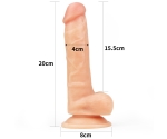 Lovetoy Yeni Nesil Ultra Yumuşak Damarlı Özel Dokulu 20 Cm Kemerli Realistik Penis-1089 Lovetoy Yeni Nesil Ultra Yumuşak Damarlı Özel Dokulu 20 Cm Kemerli Realistik Penis-1089