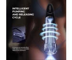 Luv Pomp Şarjlı Akıllı Otomatik Normal ve Mastürbatör Başlıklı Penis Pompası