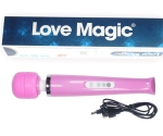 Magic Wand 20 Hızlı Şarjlı Pembe Masaj ve Orgazm Vibratör + 2 Başlık 