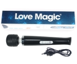 Magic Wand 20 Hızlı Şarjlı Siyah Masaj ve Orgazm Vibratör + 2 Başlık 