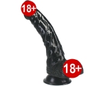 Markos 16 cm Anal ve Vajinal Kullabilen Siyah Realistik Penis Dildo