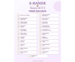 Mento Çift Uçlu Anal ve Vajinal 9 Modlu Titreşimli Kumandalı Giyilebilen Vibratör
