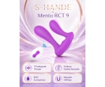 Mento Çift Uçlu Anal ve Vajinal 9 Modlu Titreşimli Kumandalı Giyilebilen Vibratör