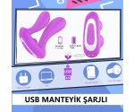 Mento Çift Uçlu Anal ve Vajinal 9 Modlu Titreşimli Kumandalı Giyilebilen Vibratör Mento Çift Uçlu Anal ve Vajinal 9 Modlu Titreşimli Kumandalı Giyilebilen Vibratör