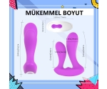 Mento Çift Uçlu Anal ve Vajinal 9 Modlu Titreşimli Kumandalı Giyilebilen Vibratör Mento Çift Uçlu Anal ve Vajinal 9 Modlu Titreşimli Kumandalı Giyilebilen Vibratör