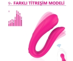 9 Fonksiyonlu Titreşimli Kumandalı Giyilebilen G-Noktası ve Klitoris Vibratör 9 Fonksiyonlu Titreşimli Kumandalı Giyilebilen G-Noktası ve Klitoris Vibratör
