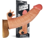 Nature Cock Özel Seri Titreşimli 4 Cm Uzatmalı Penis Kılıfı