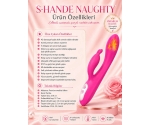 Naughty Klitoris ve G-Bölgesi Uyarıcı Akıllı Isıtma Modlu Şarjlı Rabbit Vibratör