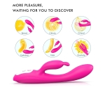 Naughty Klitoris ve G-Bölgesi Uyarıcı Akıllı Isıtma Modlu Şarjlı Rabbit Vibratör
