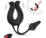 Nicole Kumandalı Titreşimli Penis Halkası ve Titreşimli Anal Top Nicole Kumandalı Titreşimli Penis Halkası ve Titreşimli Anal Top