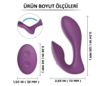 Orchid 10 Modlu Titreşimli Kumandalı Giyilebilen G-Bölgesi ve Klitoris Vibratör