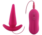 Özel Tasarım Pembe Kumandalı Titreşime Sahip Anal Plug Özel Tasarım Pembe Kumandalı Titreşime Sahip Anal Plug
