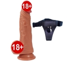 Özel Yumuşak Dokulu Ultra Gerçekci Çift Katmanlı 20 Cm Belden Bağlamalı Penis Özel Yumuşak Dokulu Ultra Gerçekci Çift Katmanlı 20 Cm Belden Bağlamalı Penis