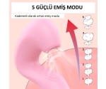 Finger 10 Modlu Titreşimli & 5 Emiş Modlu G-Bölgesi Klitoris Uyarıcı vibratör