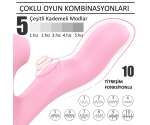 Finger 10 Modlu Titreşimli & 5 Emiş Modlu G-Bölgesi Klitoris Uyarıcı vibratör