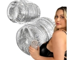 Quickshot Mia Malkova Çift Taraflı Anal ve Vajinal Mastürbatör
